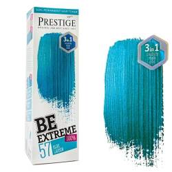 Be Extreme Halb-Dauerhafter Haar-Toner-Farbe 57 Blue Lagoon 57 - Ohne von Ammoniak, Ohne von Parabene und PPD von Vips Prestige