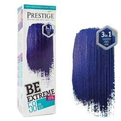 Be Extreme Halb-Dauerhafter Haar-Toner-Farbe 58 Ink Blue - Ohne von Ammoniak, Ohne von Parabene und PPD von Vips Prestige