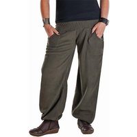 Vishes Fleecehose Warme Winter Thermohose Haremshose aus Fleece Hüfthose, Goa, Hippie Yoga Style von Vishes