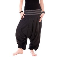 Vishes Haremshose Baumwoll Haremshose mit gestreiftem Bund Orientalisch, Yoga, Festival, Hippie Style von Vishes