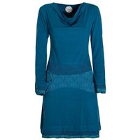 Vishes Jerseykleid Kleid Wasserfallkragen Bund bedruckt Taschen Boho, Ethno, Hippie, Festival Style von Vishes