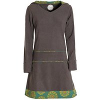 Vishes Midikleid Extra warmes Winterkleid Damen Pullover-Kleid Sweatkleid Eco-Fleece Elfen, Hippie, Goa Style von Vishes