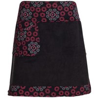 Vishes Minirock Thermorock warmer Side-Bag Damen Winterrock kurz Fleece Hippie, Goa, Retro Style von Vishes