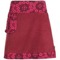 Vishes Minirock Thermorock warmer Side-Bag Damen Winterrock kurz Fleece Hippie, Goa, Retro Style von Vishes