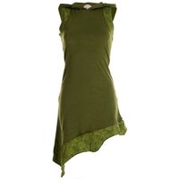 Vishes Sommerkleid Asymmetrisches Elfenkleid mit Zipfelkapuze Hippie, Boho, Ethno Elfen Style von Vishes