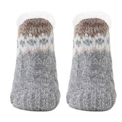 Slipper-Socken für Damen, Universelle flauschige Lammwollsocken in Einzelgröße, Haushaltskleidung für Wohnzimmer, Arbeitszimmer, Spielzimmer, Schlafzimmer, Lounge, Esszimmer Visiblurry von Visiblurry