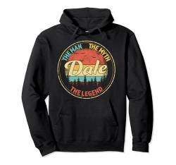 Dale The Man The Myth The Legend Men Personalisierter Name Pullover Hoodie von Visit Our Legendary Store With Custom Name Apparel