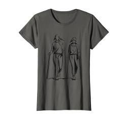Nordic Walking T-Shirt von VitalPrintArt