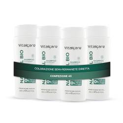 Vitalcare | Natural Bio Kräftigendes Haarshampoo mit Hafer- und Kamillenextrakten, Shampoo für alle Haartypen, 4 x 250 ml von Vitalcare
