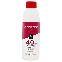 Vitalcare | Oxidations-Emulsion 40 Volumen, extra süßes Haar mit Keratin, belebende Farbe, kompatibel mit Farbcremes, 150 ml von Vitalcare