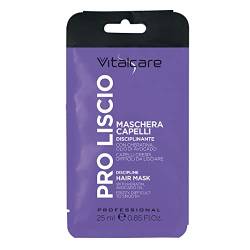 Vitalcare | PRO Glattes Haar - Disziplinierende Haarmaske für krauses, widerspenstiges und schwer zu glättendes Haar, mit Keratin und Avocadoöl, 25 ml von Vitalcare