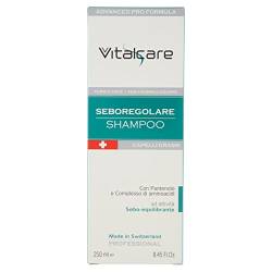 Vitalcare | Swiss Seboregulierendes und Sebo-Normalisierendes Shampoo mit Sebo-ausgleichender Aktivität, Panthenol und Aminosäure-Komplex, 250 ml von Vitalcare