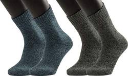 Vitasox | Socken | Winter Baumwolle Soft 33350 (74122) | 2 Paar | jeans, hellgrau | 47-50 von Vitasox