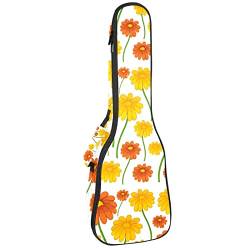 Ukulele Case Daisy Flower Ukulele Gigbag with Adjustable Straps Ukulele Cover Backpack von Vito546rton