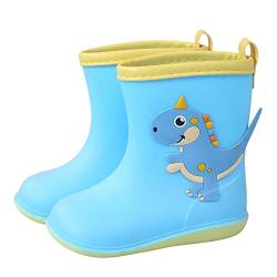 Regenschuhe Kinder Baby Regenstiefel Kinder Gummistiefel Jungen Gelb 23 Boot Für Kinder Watt Schuhe Gefütterte Gummistiefel Mädchen Gummistiefel Kinder Leicht Gefüttert Rain Boots Kids Geschenk von Viunychn