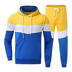 Viunychn Herren Jogginganzug | Streetwear | Fitness | Sportanzug | Hoodie-Sporthose | Jogging-Anzug | Trainings-Anzug | Jogging-Hose | Modell JG-3000 @4 von Viunychn