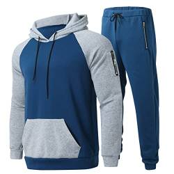 Viunychn Jogginganzug Herren Set Einfarbige Sale,Trainingsanzug Herren Xl Sportanzug Herren Kurz Slim Fit Freizeitanzug Herren Elegant Activewear Für Herren Hausanzug Winter Kuschelig Tracksuit @4 von Viunychn