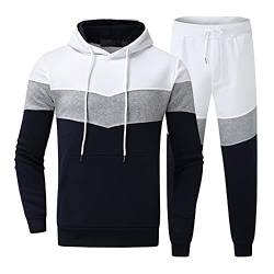 Viunychn Jogginganzug Herren Set Einfarbige Sale,Trainingsanzug Herren Xl Sportanzug Herren Kurz Slim Fit Freizeitanzug Herren Elegant Activewear Für Herren Hausanzug Winter Kuschelig Tracksuit @4 von Viunychn