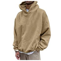 Viunychn Kapuzenpullover Herren Hoodie Männer mit Backprint Sweatshirt Streetwear Sweatjacke Langarm Kapuzenpulli Frühling Herbst Winter @J von Viunychn