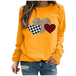 Viunychn Mädchen Klamotten,Damen Löwenzahn Sweatshirt Langarmshirt Pusteblume Drucken Pullover Herbst Winter Bluse Tops Oberteile Streetwear Sportbekleidung von Viunychn