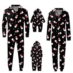 Weihnachten Pyjamas Familie Set,Damen Herren Kinder Weihnachten Onesie,Jumpsuit mit Rentier Kapuze,Christmas Pajamas Onesie Family Suit @1 von Viunychn