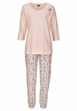 Große Größen: Vivance Dreams Pyjama, rosé, Gr.44/46 von Vivance Dreams