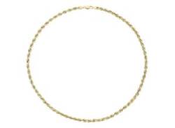 Collier VIVANCE "Kordelkette" Halsketten Gr. Gelbgold 375, gelb (gelbgold 375) Damen Colliers von Vivance