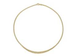 Collier VIVANCE "Scalar" Halsketten Gr. Gelbgold 585, gelb (gelbgold 585) Damen Colliers von Vivance