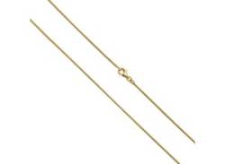 Collierkettchen VIVANCE "333 Gold Schlangenkette" Halsketten Gr. 40cm, Gold, Länge: 40 cm Breite: 1.2 mm, gelb (gelb> <gelb) Damen Colliers von Vivance