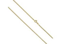 Collierkettchen VIVANCE "333 Gold Veneziakette 8-kantig" Halsketten Gr. 45cm, Gold, Länge: 45 cm, gelb Damen Halskette Goldkette Ketten ohne Anhänger Halsschmuck von Vivance