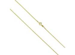 Collierkettchen VIVANCE "333 Gold Veneziakette diamantiert" Halsketten Gr. 38cm, Gold, Länge: 38 cm, gelb (gelb> <gelb) Damen Colliers von Vivance