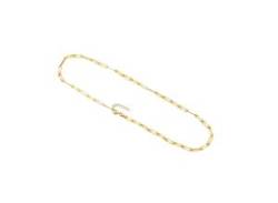 Collierkettchen VIVANCE "375/- Gelbgold Gliederkette glanz 43,5 cm" Halsketten Gr. 43,5cm, Gold, Länge: 43,5 cm Breite: 3.5 mm, gelb (gelb> <gelb) Damen Colliers von Vivance