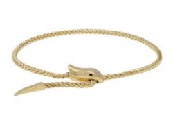 Goldarmband VIVANCE "golden snake" Armbänder Gr. Gelbgold 375, gelb (gelbgold 375) Damen Armbänder Gold von Vivance