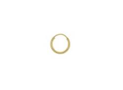 Paar Creolen VIVANCE "585/- Gelbgold glanz 13mm" Ohrringe Gr. ONE-SIZE, Gold, gelb Damen Creolen von Vivance