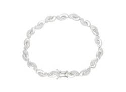 Silberarmband VIVANCE "classic design" Armbänder Gr. Silber 925 (Sterlingsilber), silberfarben (silber 925) Damen Armbänder Silber von Vivance