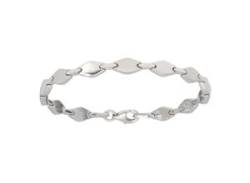 Silberarmband VIVANCE "timeless design" Armbänder Gr. Silber 925 (Sterlingsilber), silberfarben (silber 925) Damen Armbänder Silber von Vivance