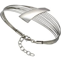 Vivance Armband 925/- Sterling Silber rhodiniert + Stahl von Vivance