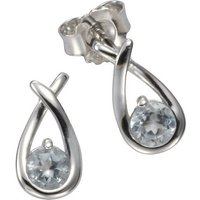 Vivance Paar Ohrstecker 925/- Sterling Silber 2x Blautopas von Vivance