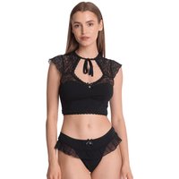 Vive Maria Ladylove Damen Wäscheset: Top mit Slip schwarz von Vive Maria