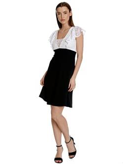 Vive Maria Lovely Party Damen A-Linien-Kleid Creme Allover/schwarz, Größe:XL von Vive Maria