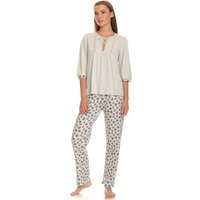 Vive Maria Sugar Babe Damen Pyjama hellgrau allover von Vive Maria