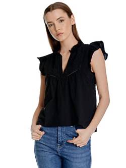 Vive Maria Summer Day Damen Shirtbluse Creme und Schwarz, Farben:Schwarz, Größe:M von Vive Maria