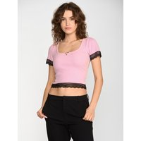 Vive Maria Sweet Cropped Shirt Damen T-Shirt rosa von Vive Maria