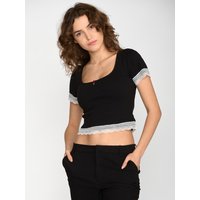 Vive Maria Sweet Cropped Shirt Damen T-Shirt schwarz von Vive Maria