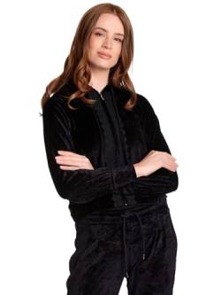 Vive Maria Velvet Dream Damen Kapuzensweatjacke schwarz, Größe:L von Vive Maria