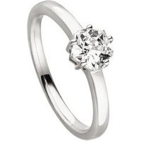 VIVENTY Silberring 780981 Solitär-Ring Damen Zirkonia Sterling-Silber Gr. 56 von Viventy