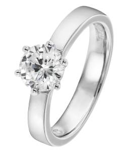 Viventy 696881 Verlobungsring Silber 925 Antragsring Zirkonia Damen-Ring von Viventy