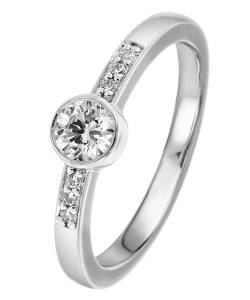 Viventy 769721 Verlobungsring Silber 925 Antragsring Zirkonia Damen-Ring von Viventy