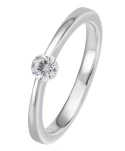 Viventy 775181 Verlobungsring Silber 925 Antragsring Zirkonia Damen-Ring von Viventy