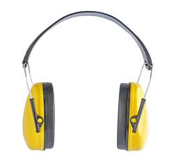 Viwanda Schuhmann Kapselgehörschutz gelb - Gehörschutz mit verstellbarem Kopfbügel für Lärm SNR 22,9dB - Hörschutz mit geringem Gewicht für Jugendliche & Erwachsene Homeoffice Stilllernen von Viwanda